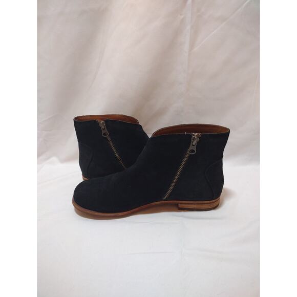 Kork Ease Giba Black Suede Bootie US 7M Leather Like New - Picture 4 of 6